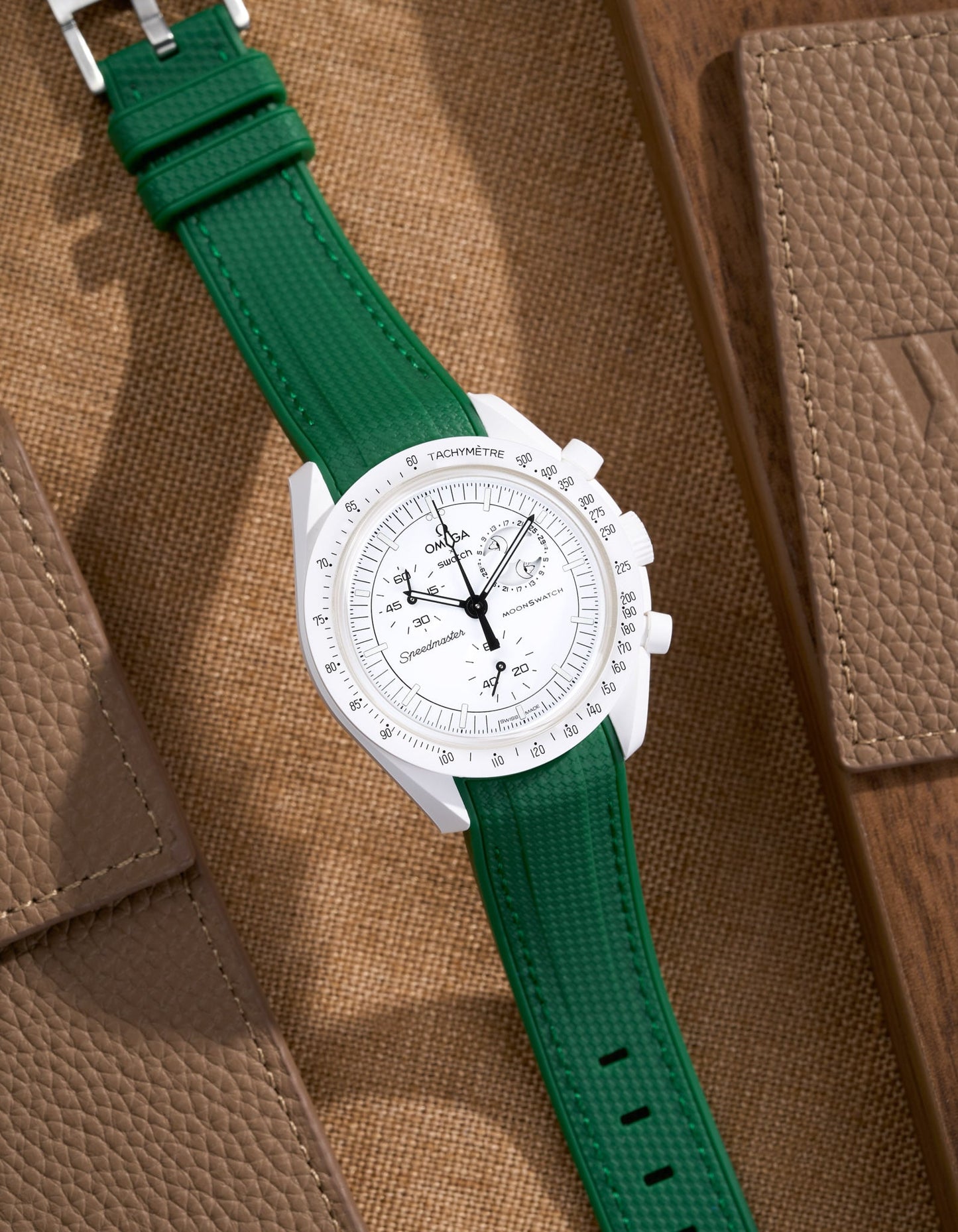 Rubber Strap for Omega X Swatch MoonSwatch Mission to The Moonphase