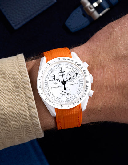 Rubber Strap for Omega X Swatch MoonSwatch Mission to The Moonphase