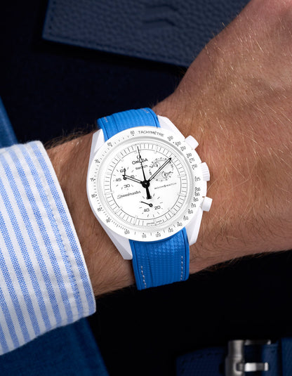 Rubber Strap for Omega X Swatch MoonSwatch Mission to The Moonphase