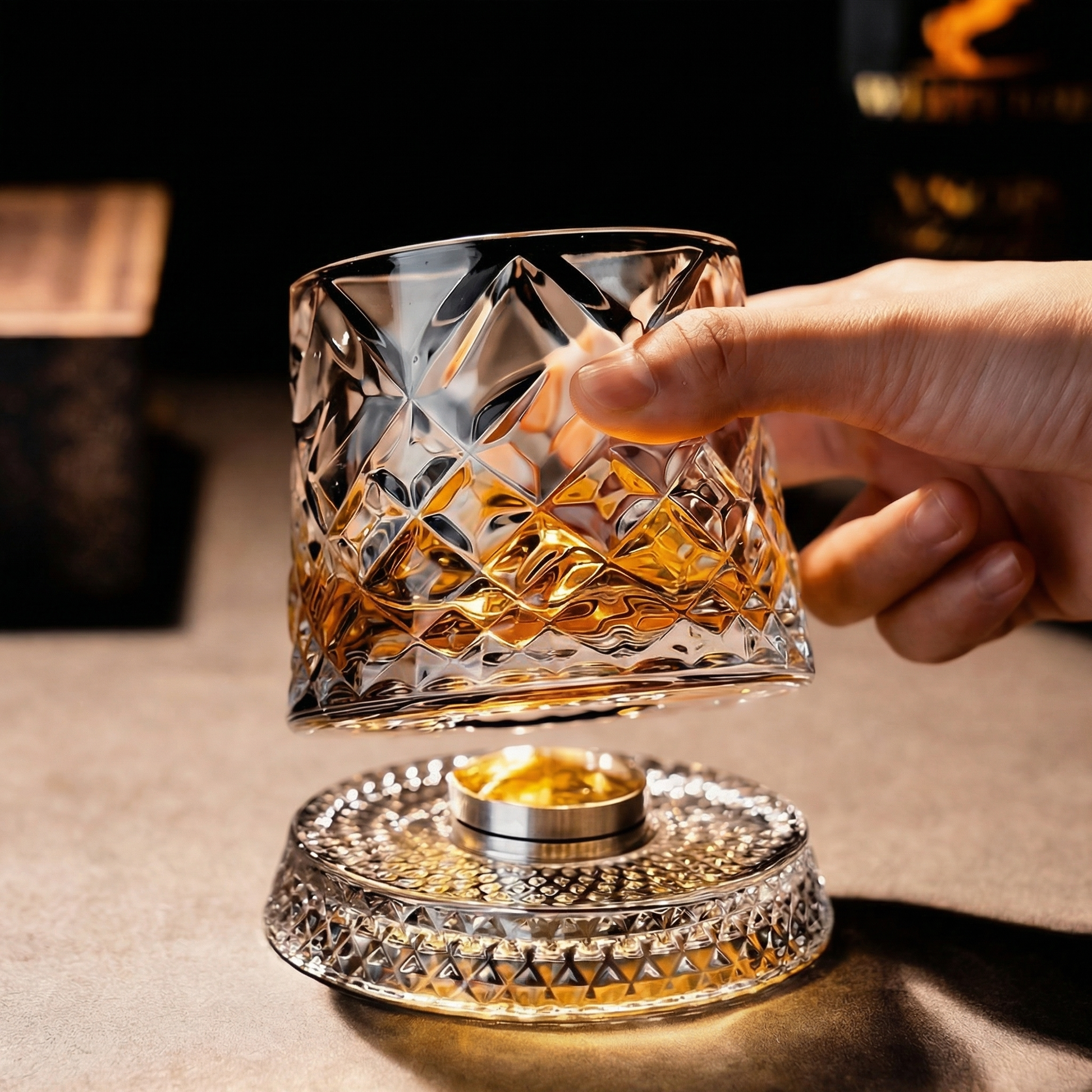 Ellis® Rotating Whiskey Glass