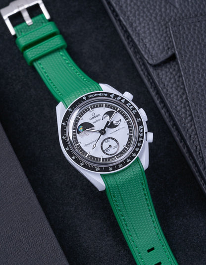 Rubber Strap for Omega X Swatch MoonSwatch Mission To EarthPhase
