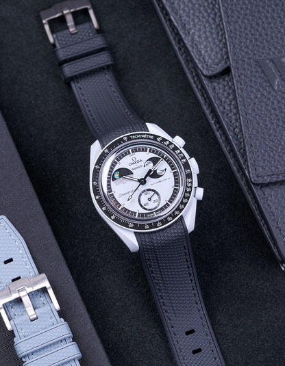 Rubber Strap for Omega X Swatch MoonSwatch Mission To EarthPhase