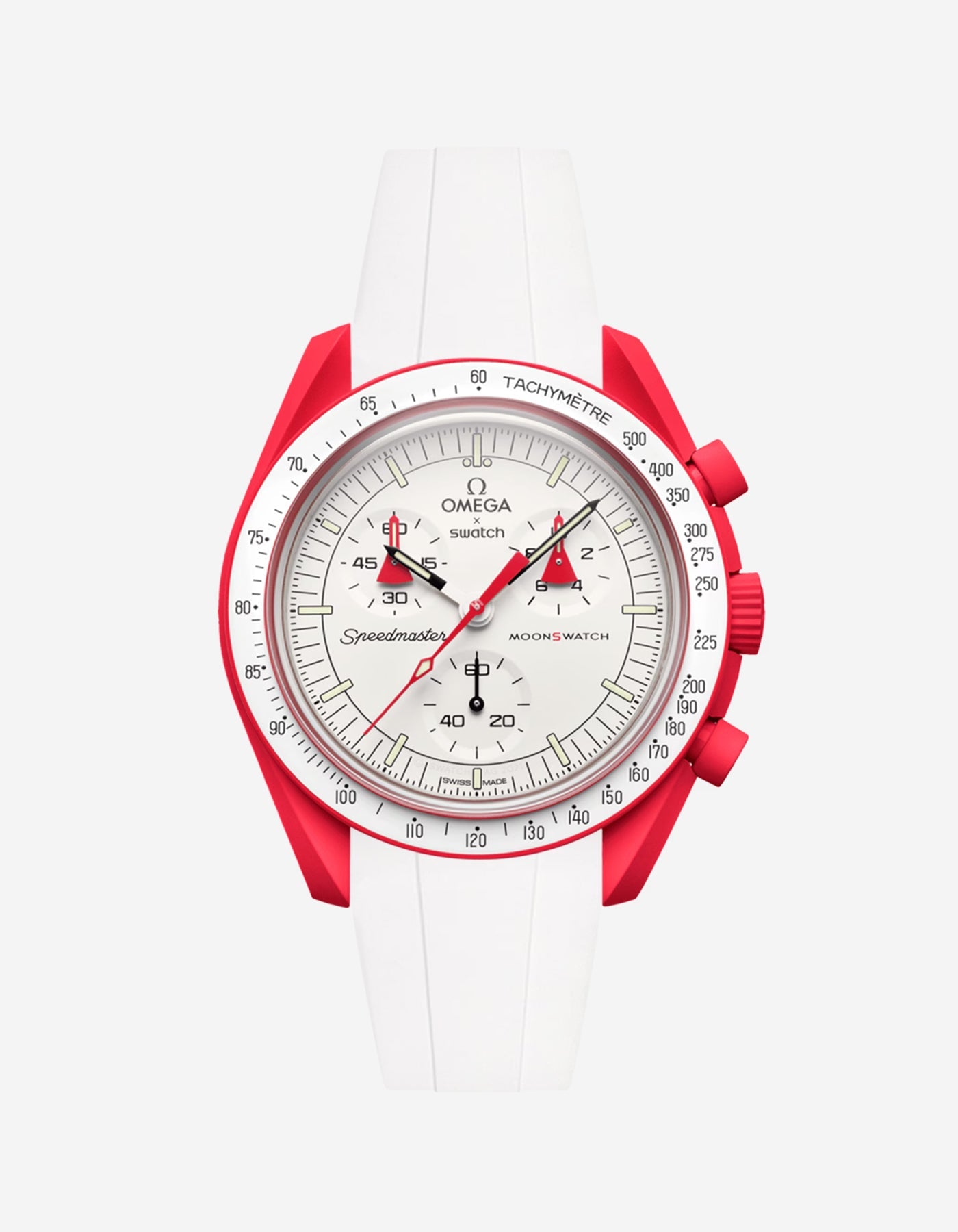 Rubber Strap for Omega X Swatch MoonSwatch Mission to Mars