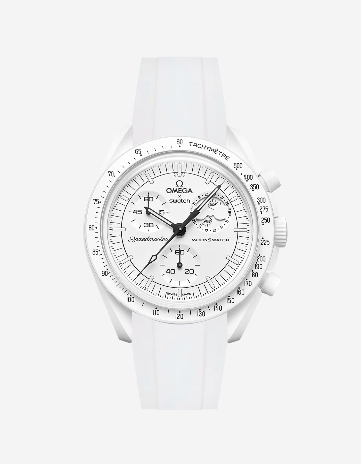 Rubber Strap for Omega X Swatch MoonSwatch Mission to The Moonphase