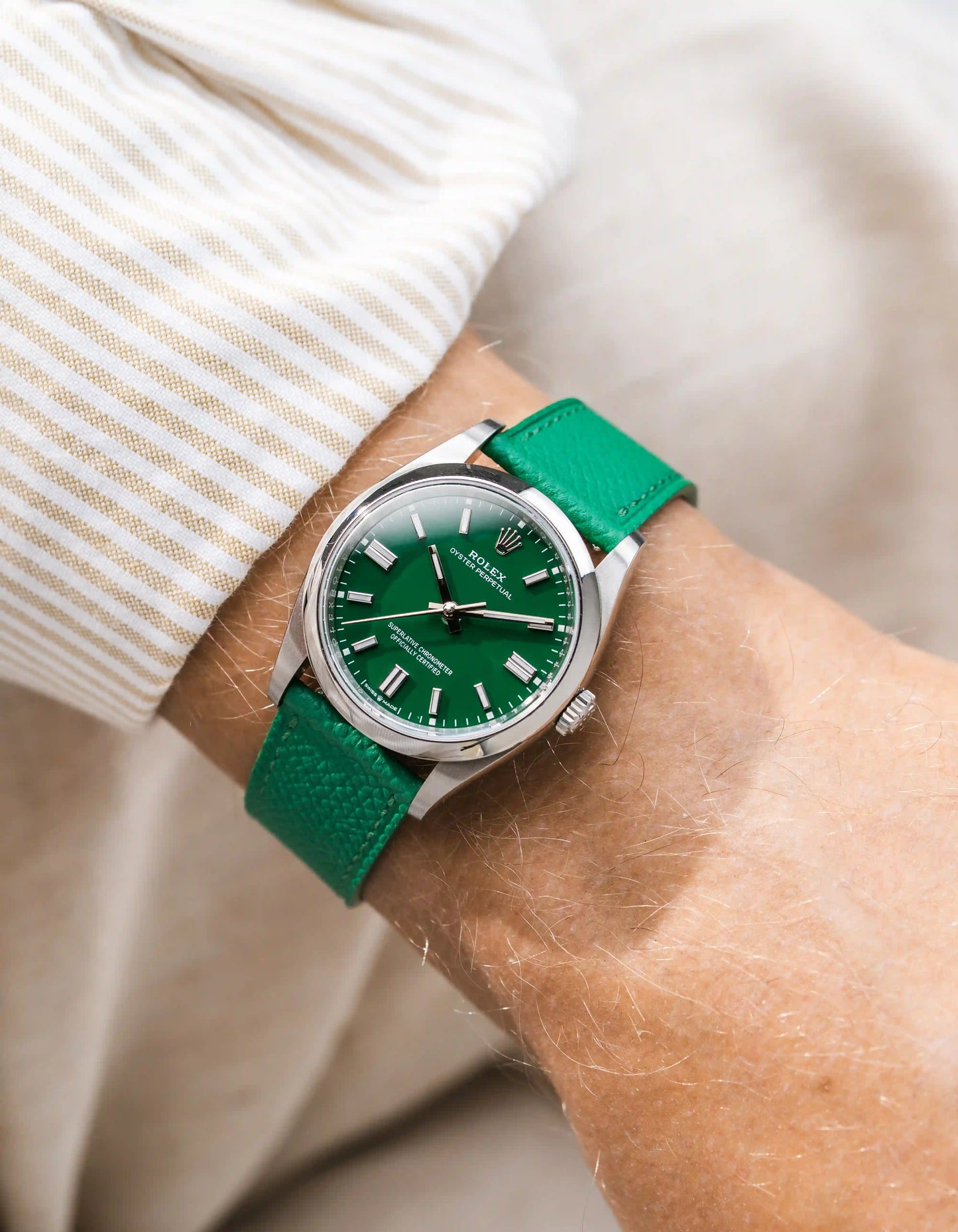 Epsom Leather Strap 17mm-21mm