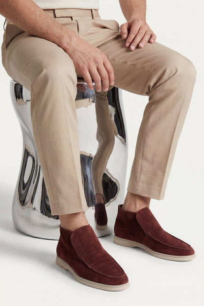 Capri High Top Loafer Burgundy