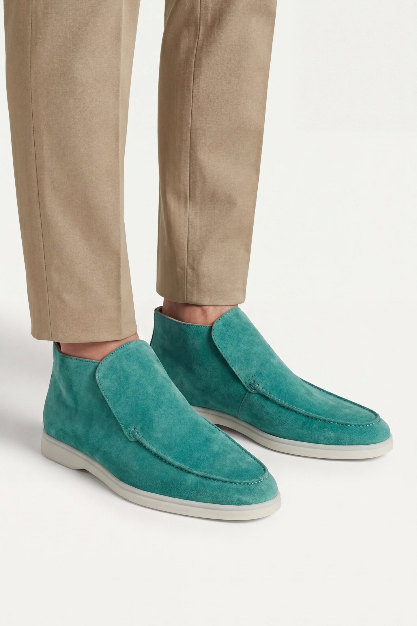 Capri High Top Loafer Turquoise