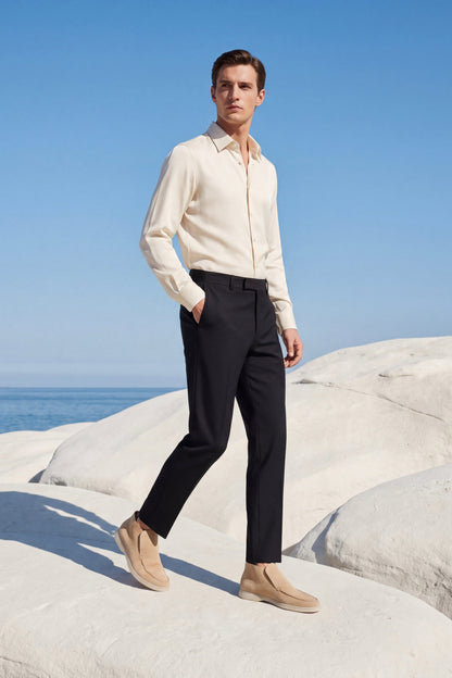 Capri High Top Loafer Beige