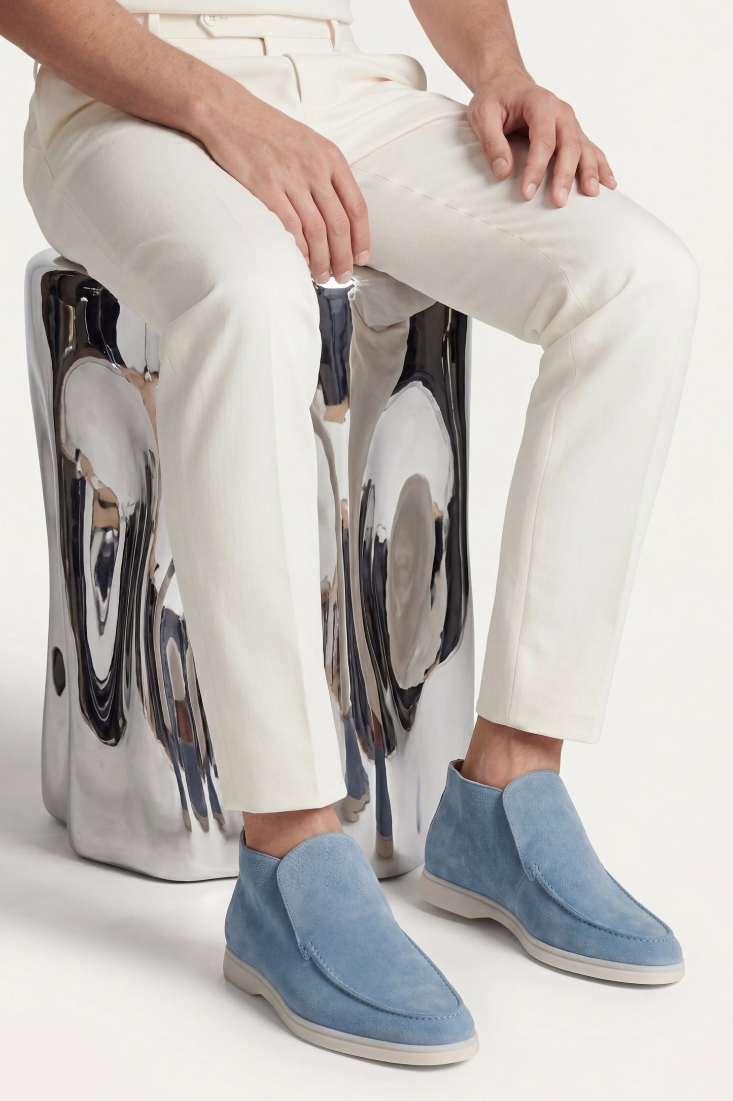 Capri High Top Loafer Sky Blue