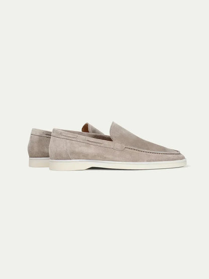 Classic Suède Loafer Light Grey
