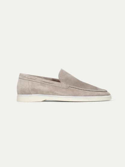 Classic Suède Loafer Light Grey