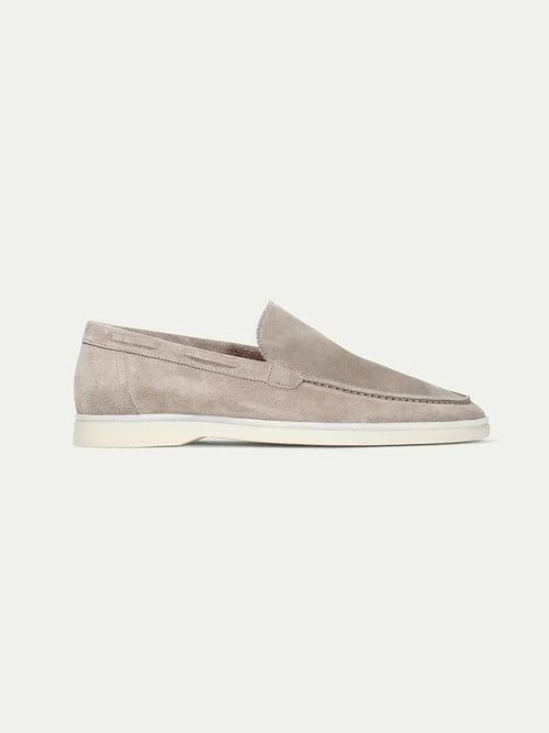 Classic Suède Loafer Light Grey