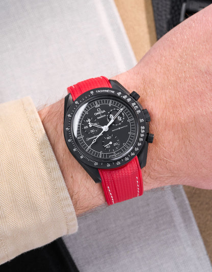 Rubber Strap for Omega X Swatch MoonSwatch Mission to The Moonphase - New Moon