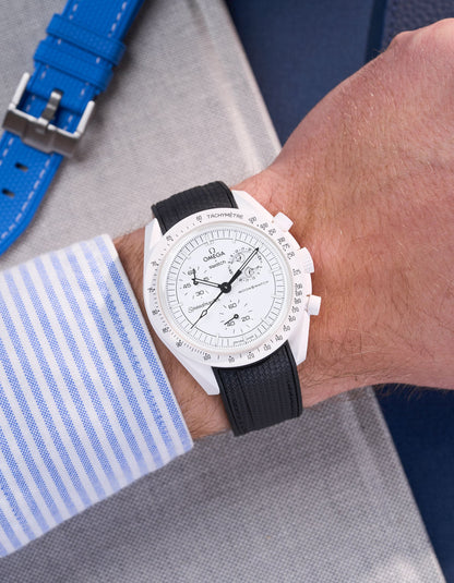 Rubber Strap for Omega X Swatch MoonSwatch Mission to The Moonphase