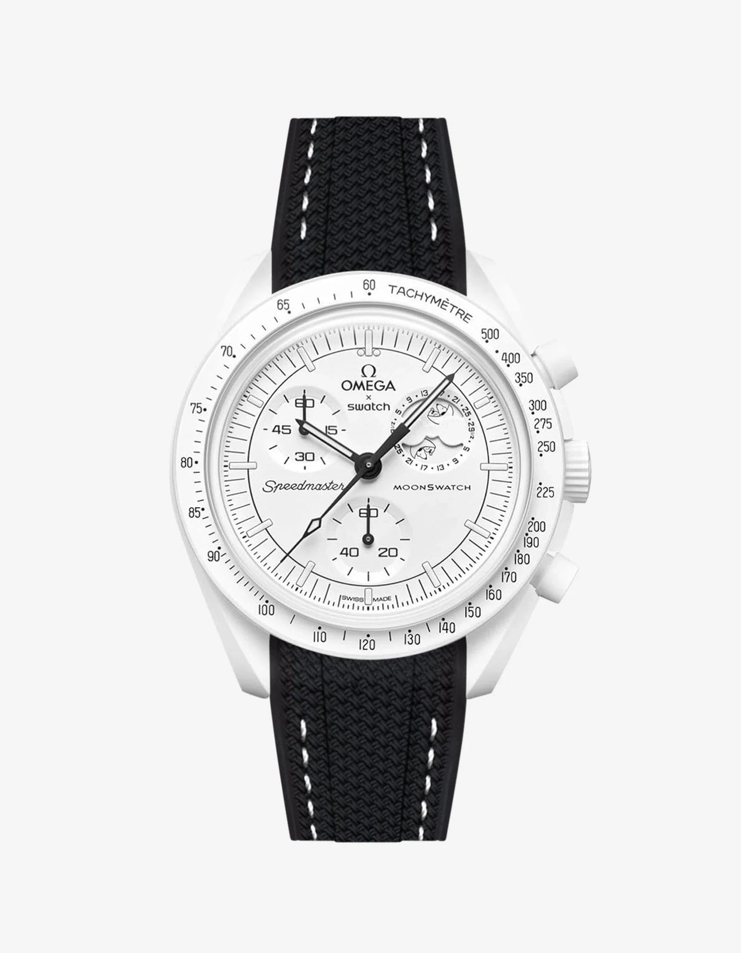 Rubber Strap for Omega X Swatch MoonSwatch Mission to The Moonphase