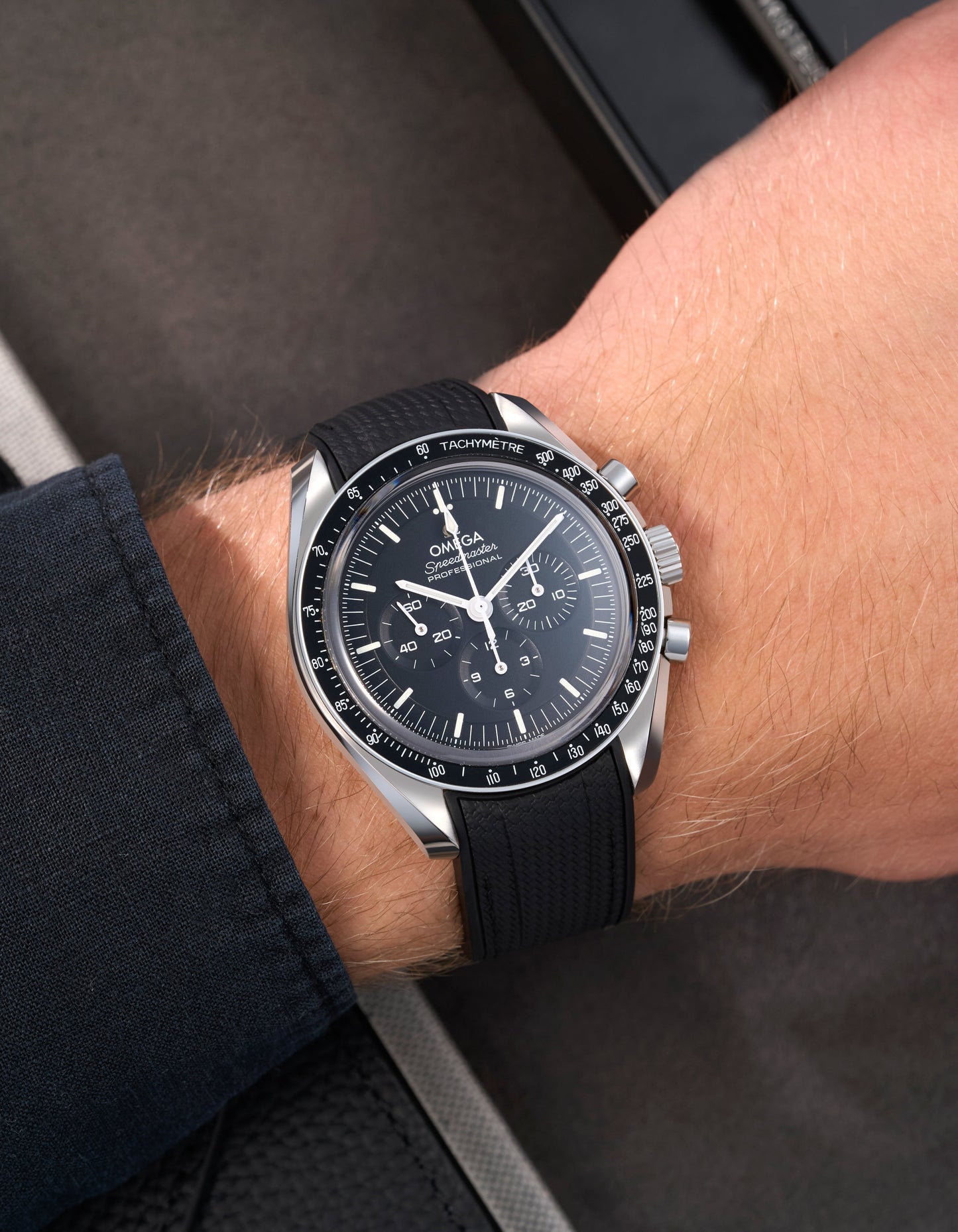Vertech Rubber Strap for Omega Speedmaster