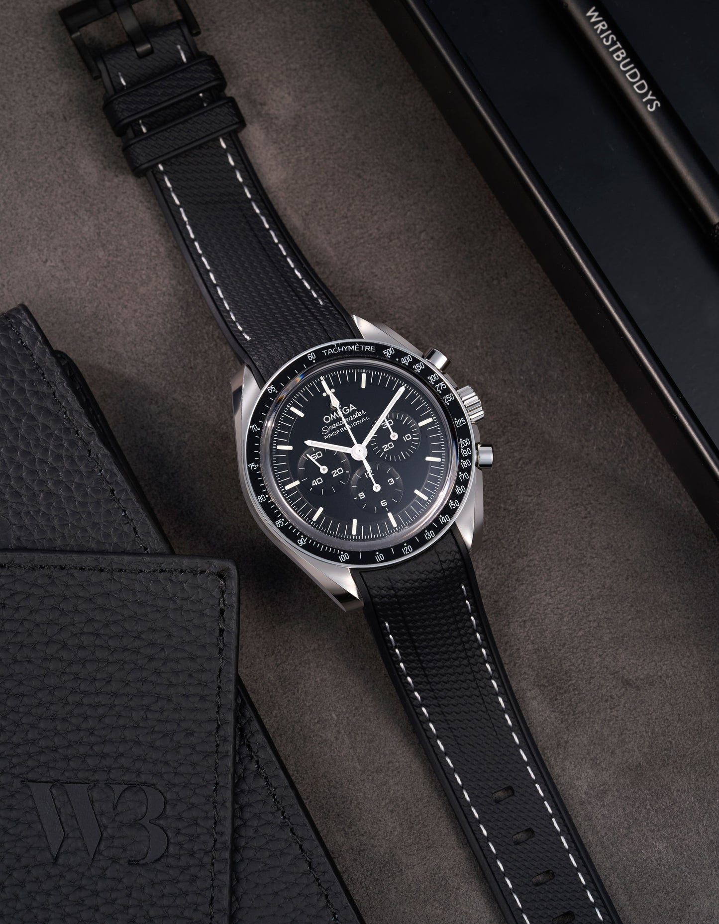 Vertech Rubber Strap for Omega Speedmaster