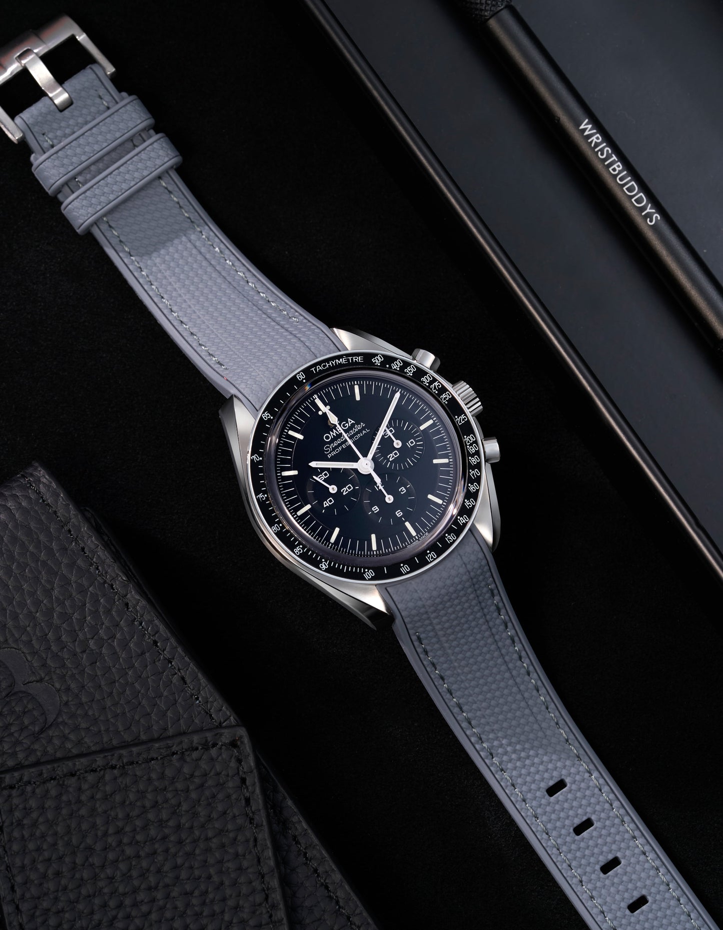 Vertech Rubber Strap for Omega Speedmaster