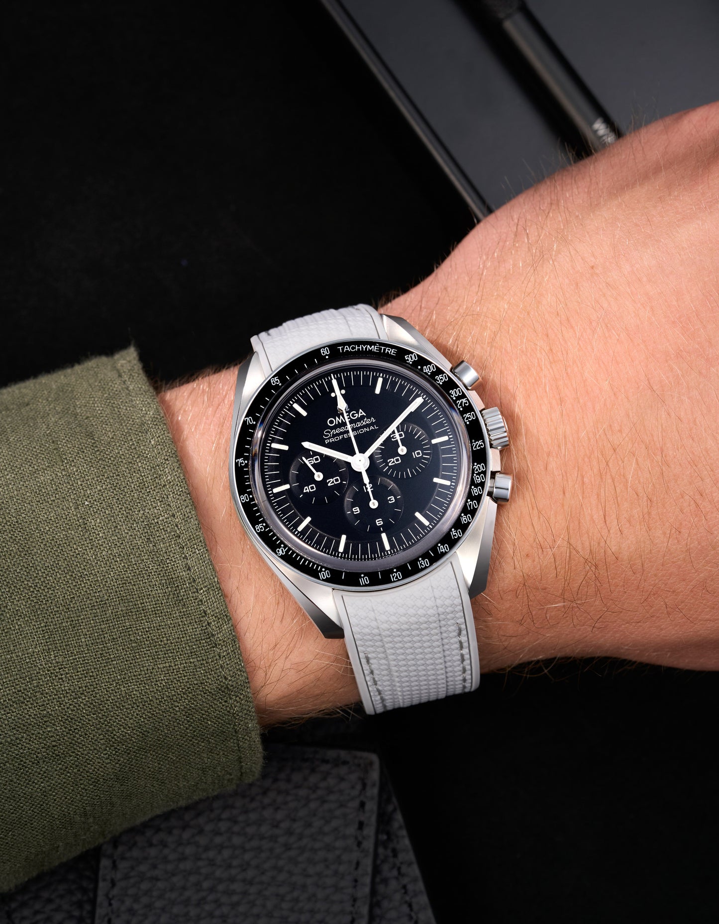 Vertech Rubber Strap for Omega Speedmaster