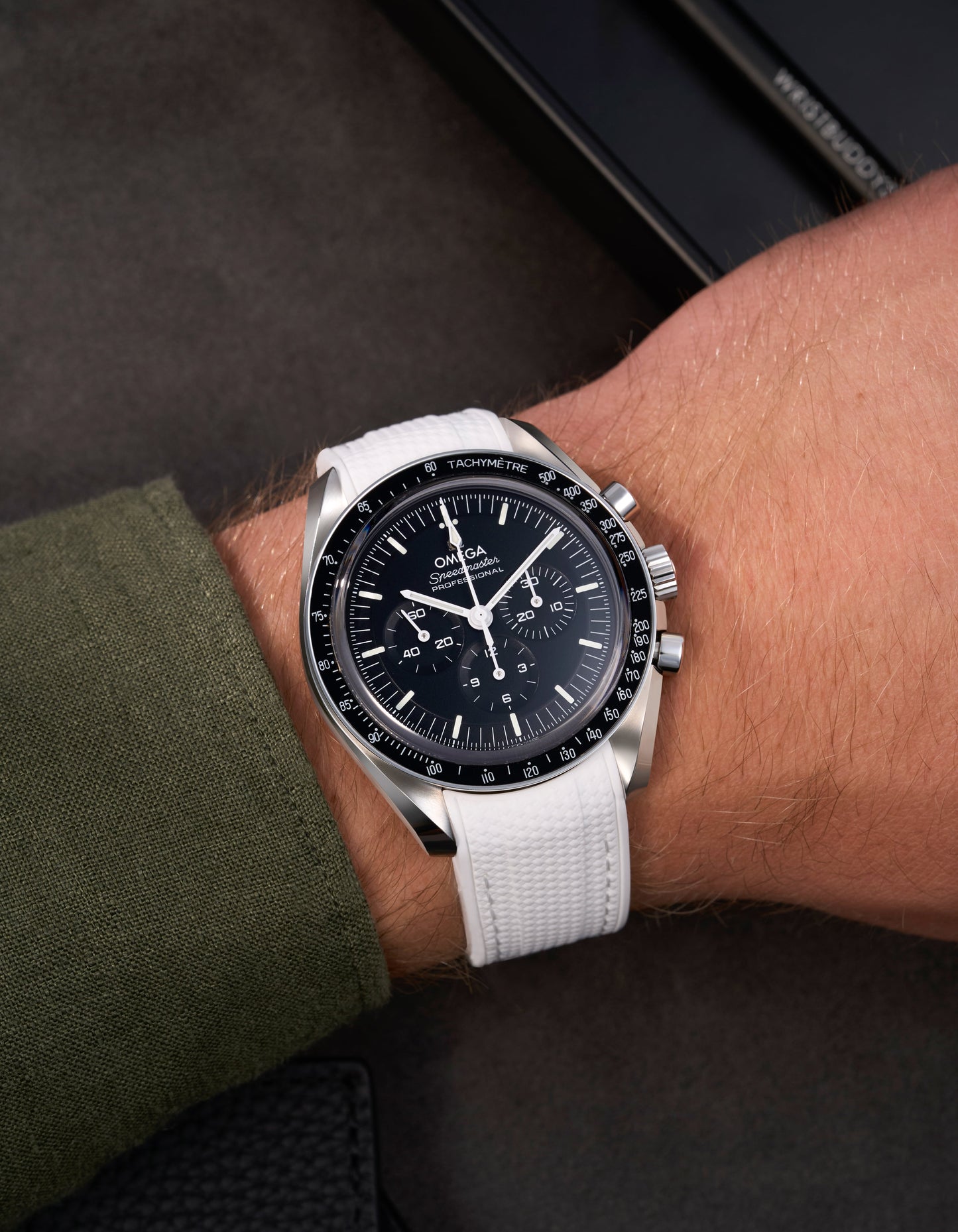 Vertech Rubber Strap for Omega Speedmaster