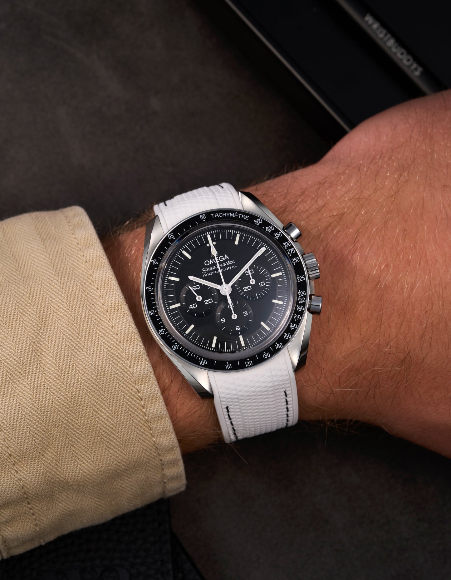 Vertech Rubber Strap for Omega Speedmaster
