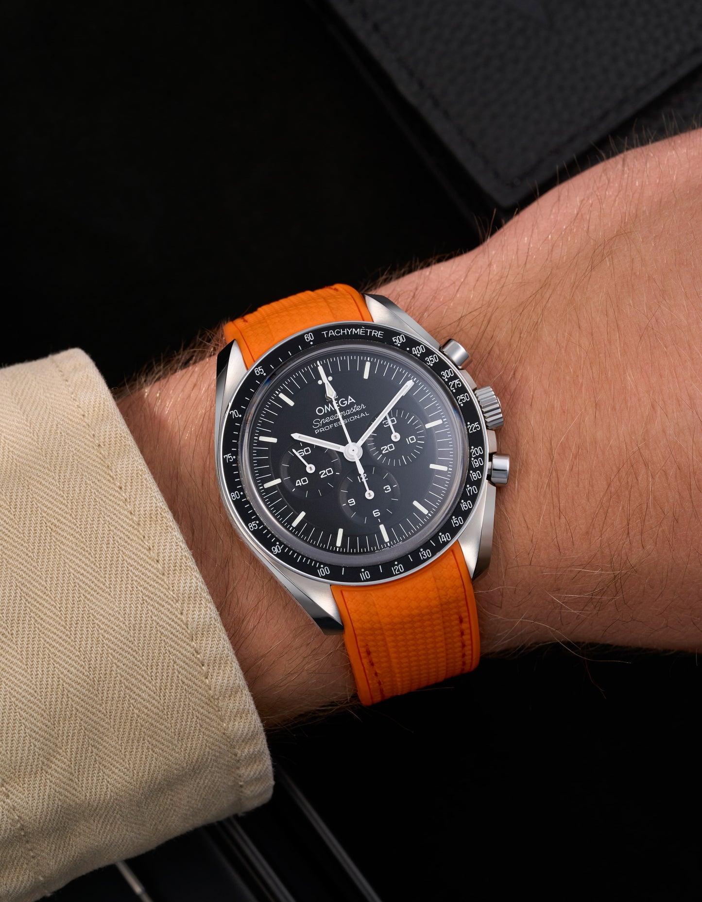 Vertech Rubber Strap for Omega Speedmaster