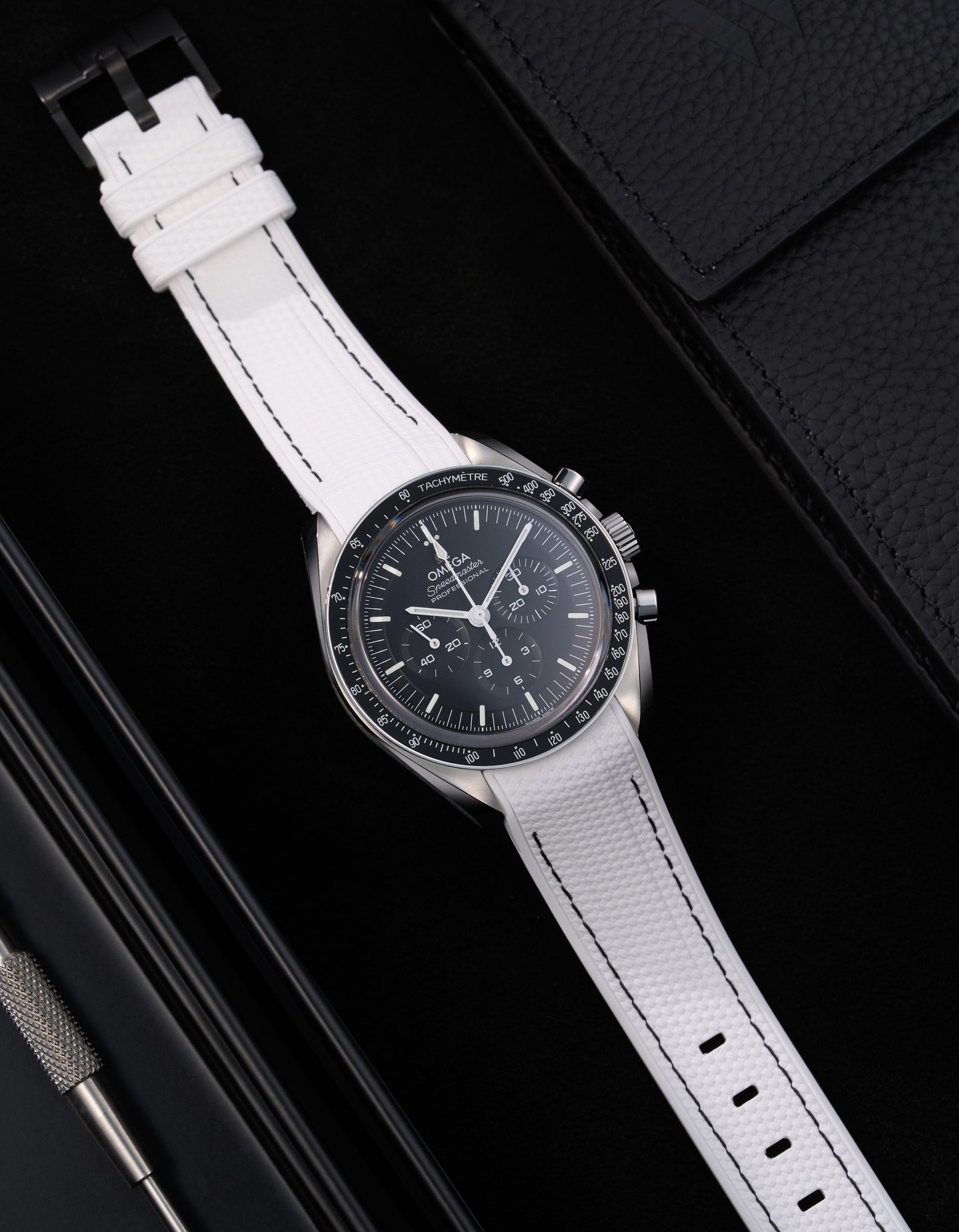 Vertech Rubber Strap for Omega Speedmaster