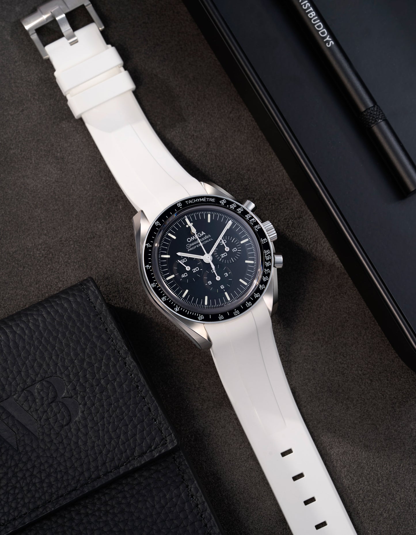 FKM Rubber Strap for Omega Speedmaster