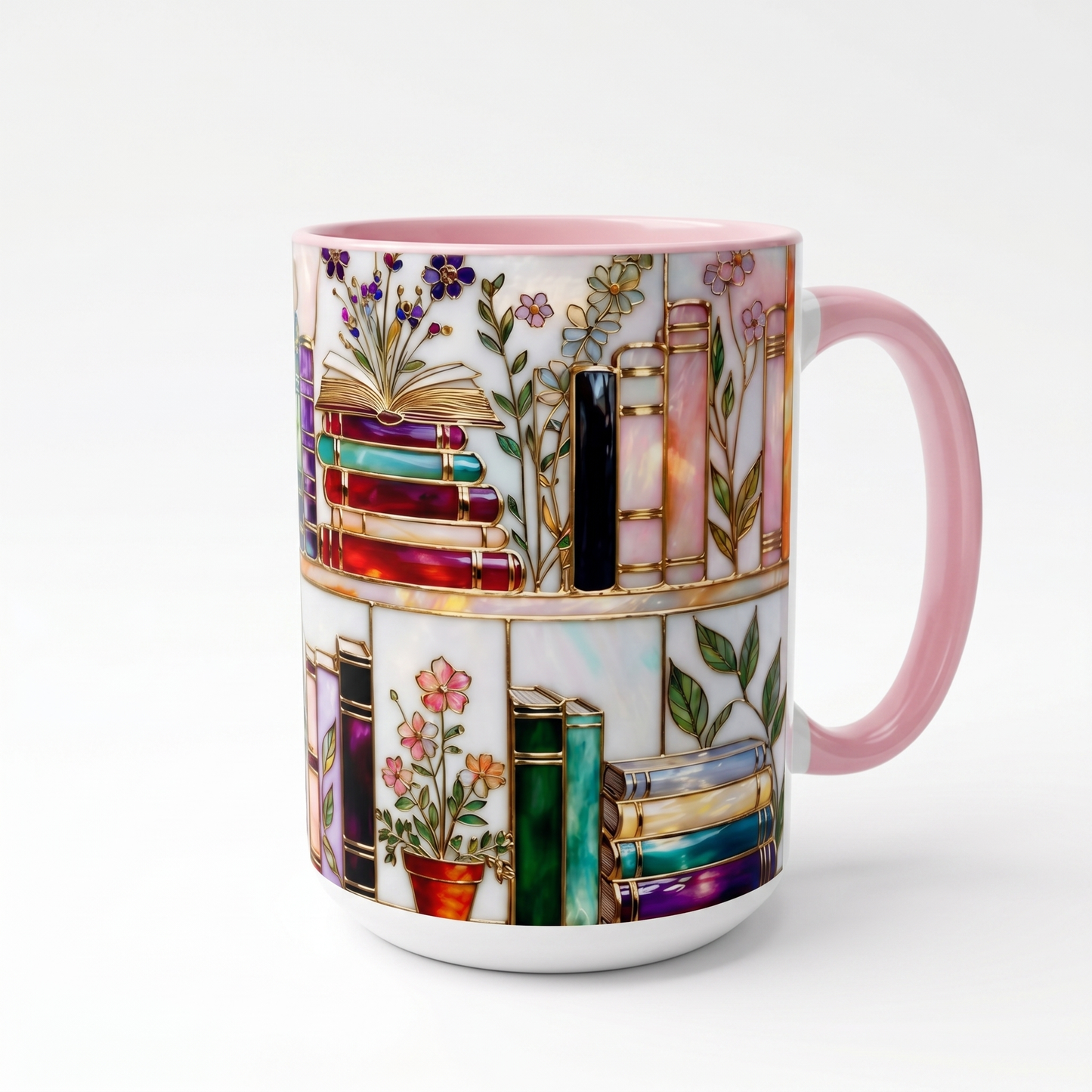 Ellis® Floral Bookshelf Mug