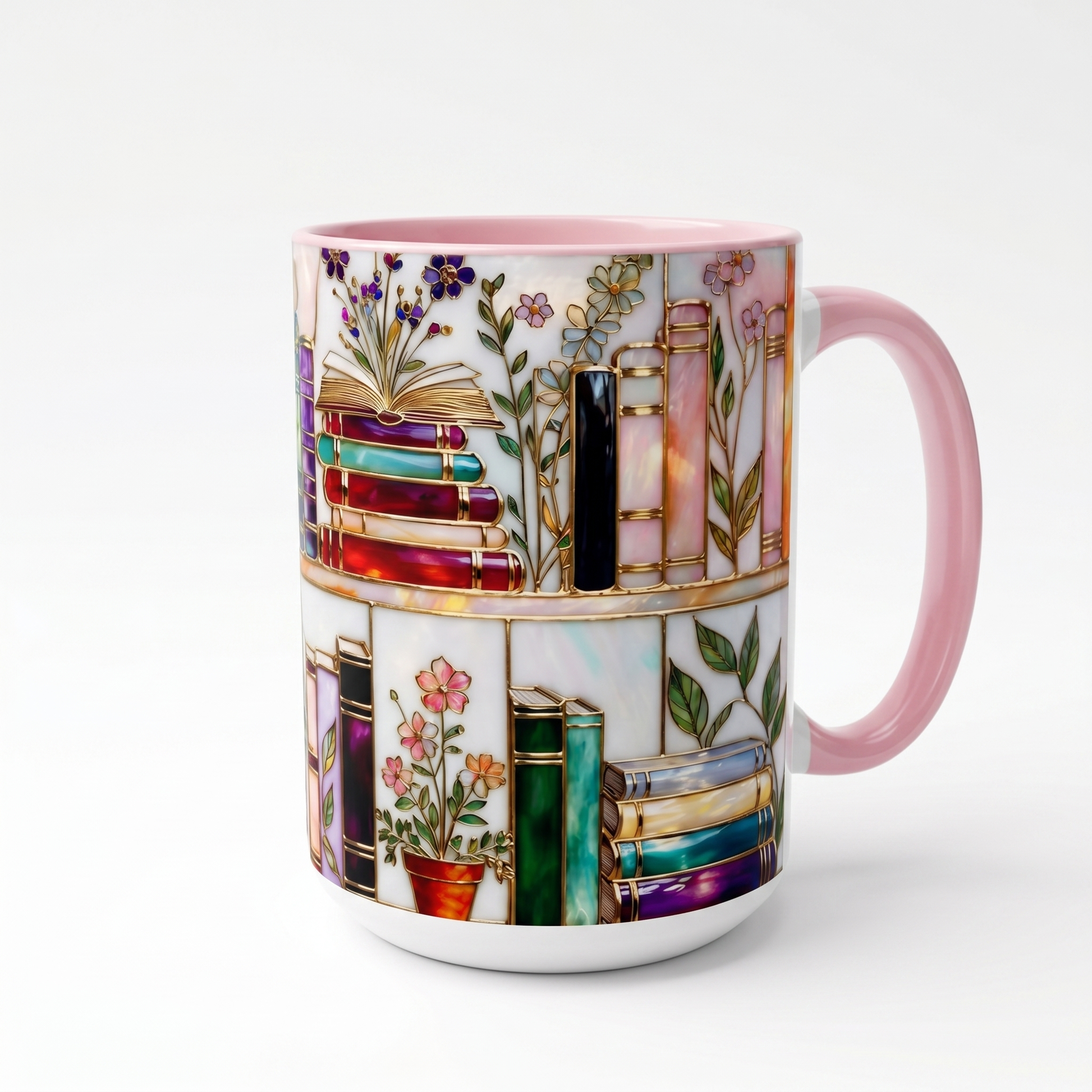 Ellis® Floral Bookshelf Mug