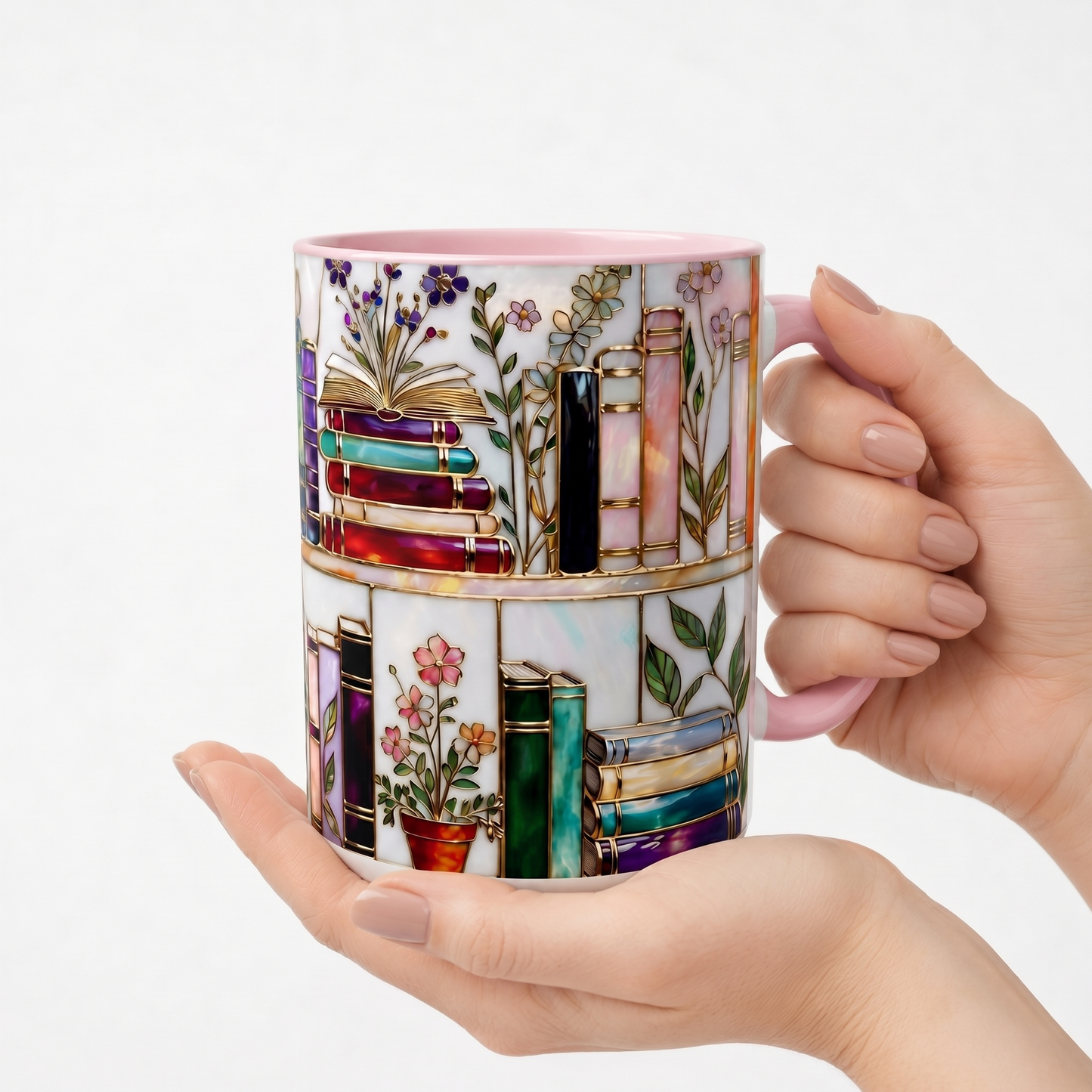 Ellis® Floral Bookshelf Mug