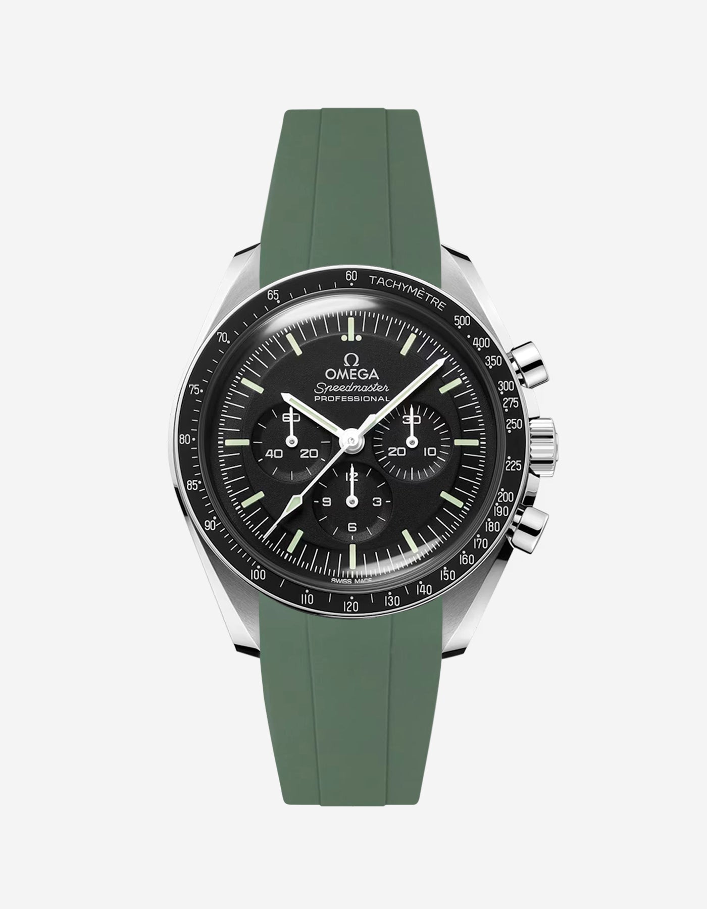 FKM Rubber Strap for Omega Speedmaster