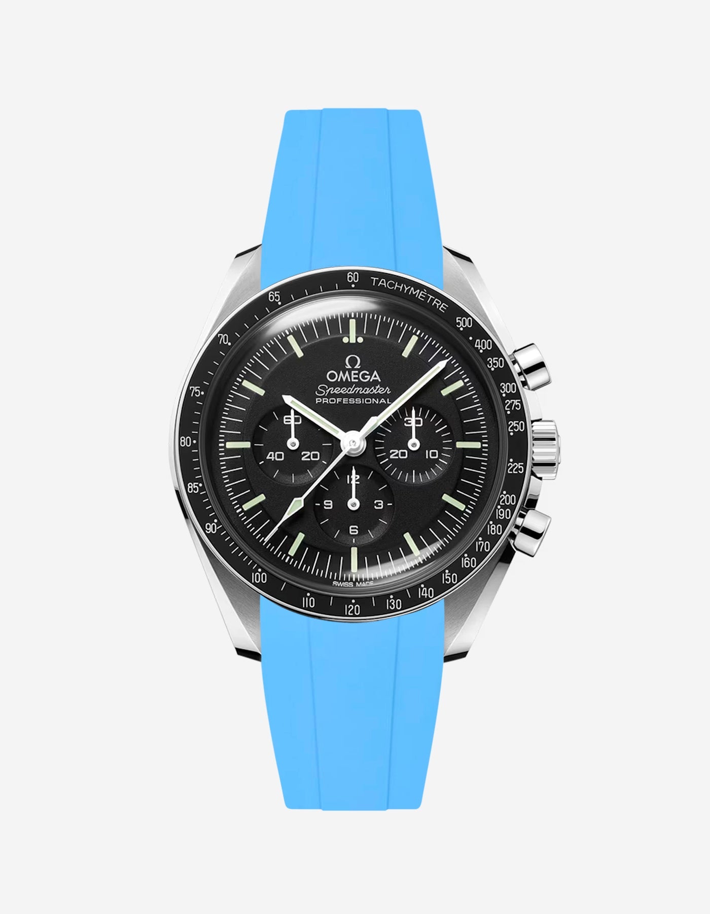 FKM Rubber Strap for Omega Speedmaster