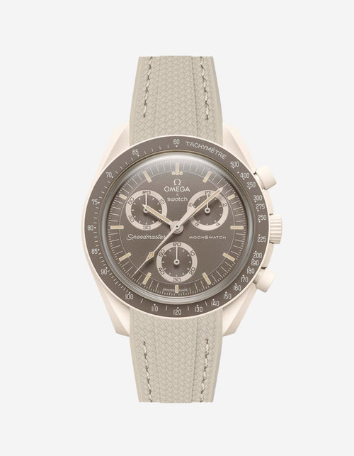 Rubber Strap for Omega X Swatch MoonSwatch Mission On Earth - Desert