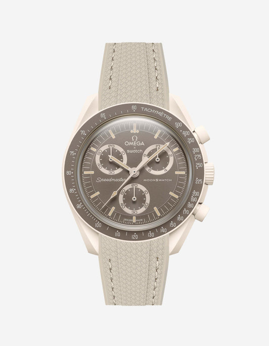 Rubber Strap for Omega X Swatch MoonSwatch Mission On Earth - Desert