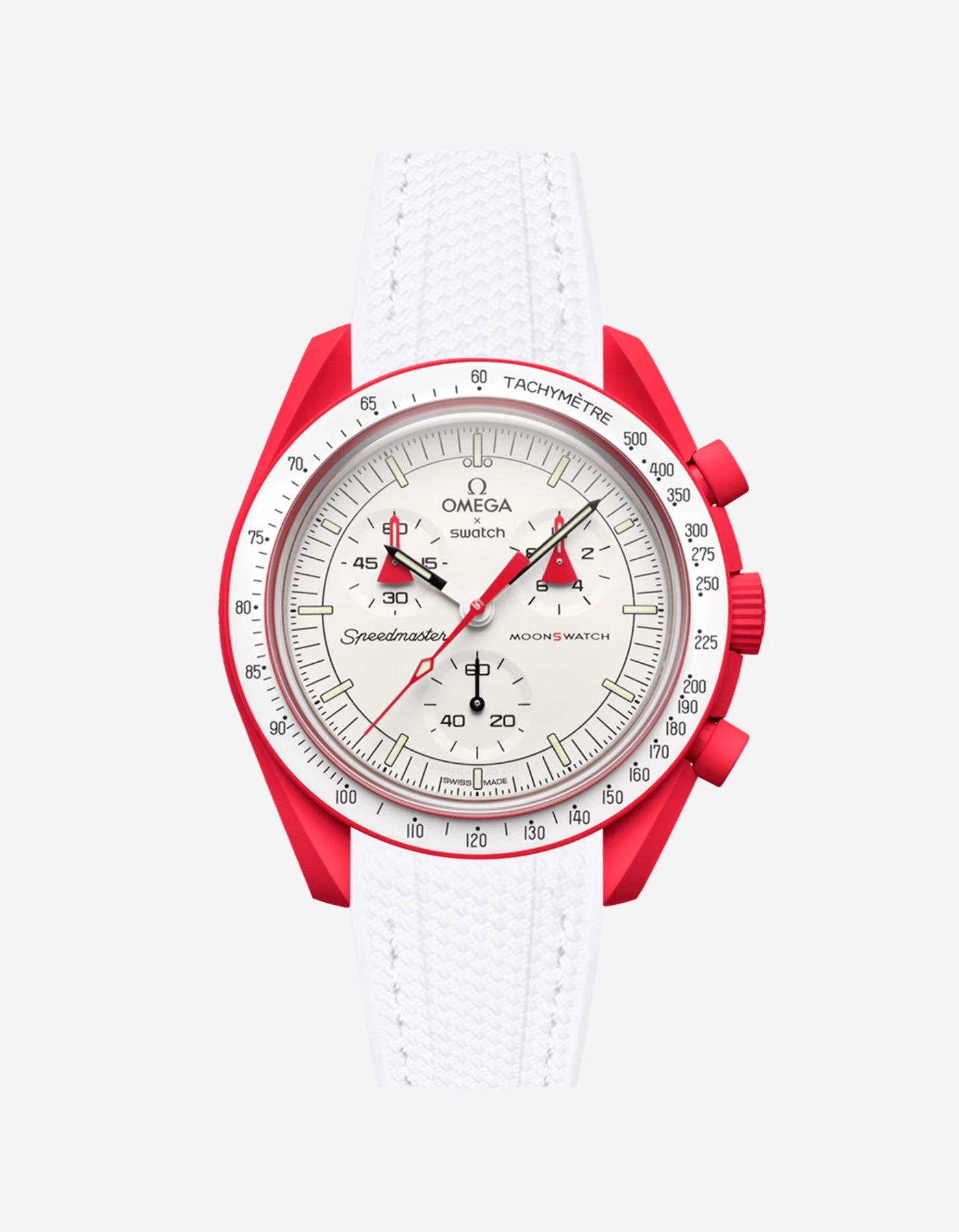 Rubber Strap for Omega X Swatch MoonSwatch Mission to Mars