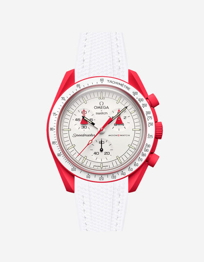 Rubber Strap for Omega X Swatch MoonSwatch Mission to Mars
