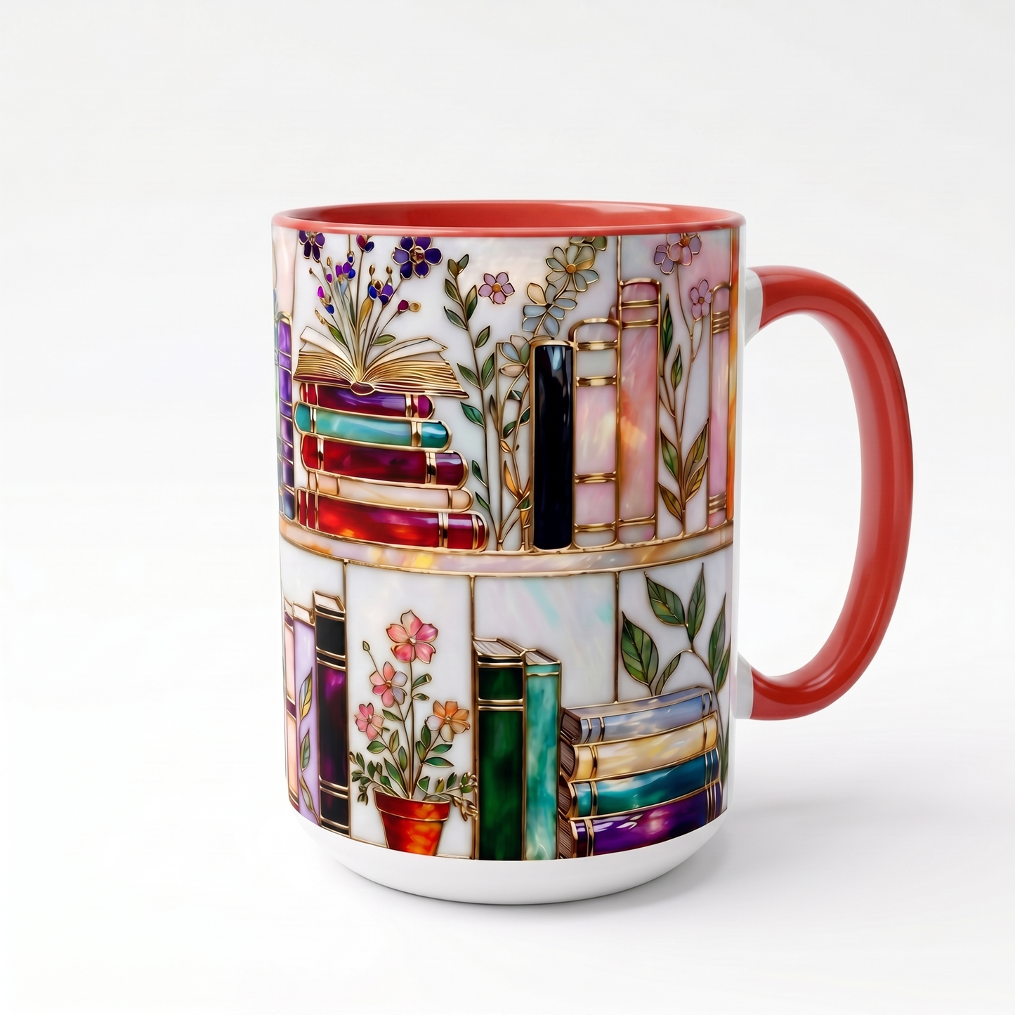 Ellis® Floral Bookshelf Mug