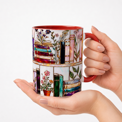 Ellis® Floral Bookshelf Mug
