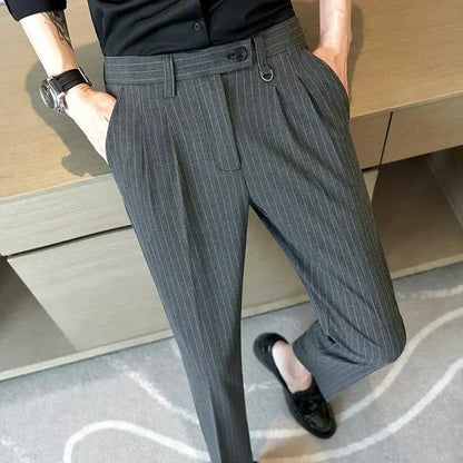 Striped Suit Trousers Valerion