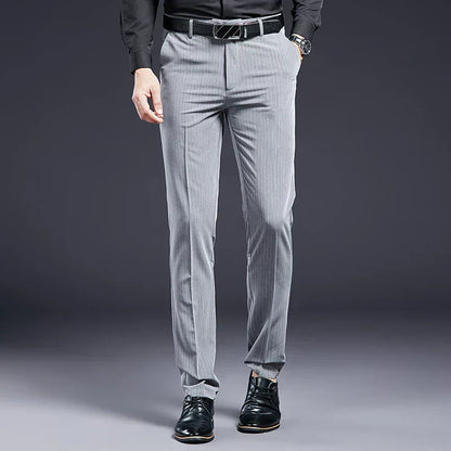 Premium Men's Suit Trousers Striped Valerion