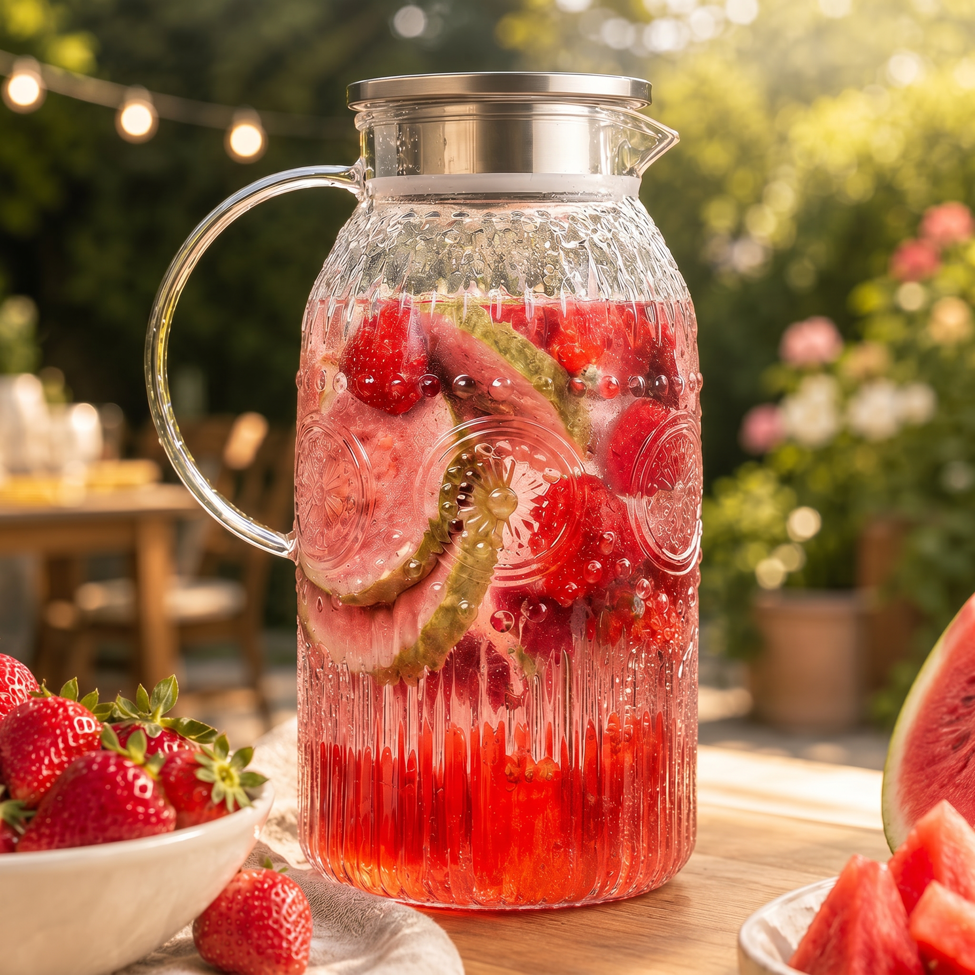 Ellis® 68 Oz Vintage Glass Pitcher
