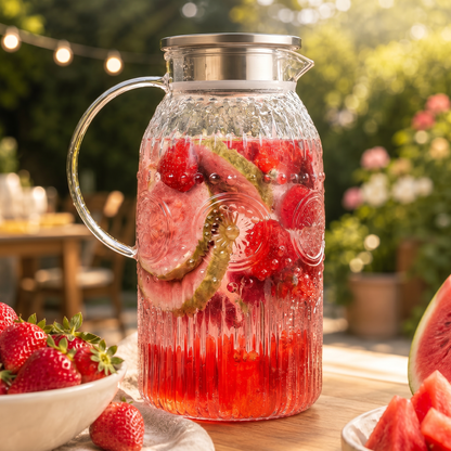 Ellis® 68 Oz Vintage Glass Pitcher