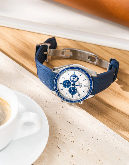 Rubber Strap for Omega Speedmaster “Silver Snoopy Award”