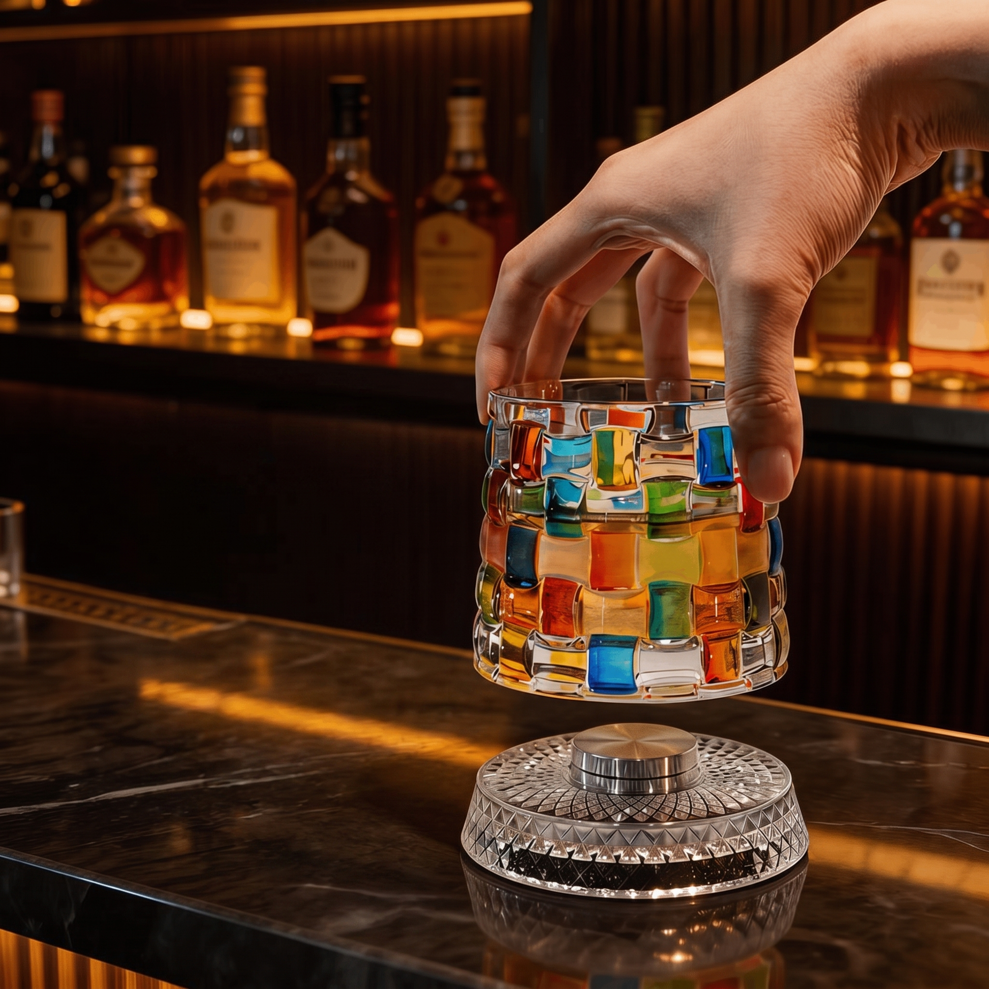 Ellis® Rotating Whiskey Glass
