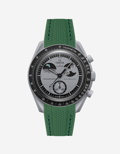 Rubber Strap for Omega X Swatch MoonSwatch Mission To EarthPhase