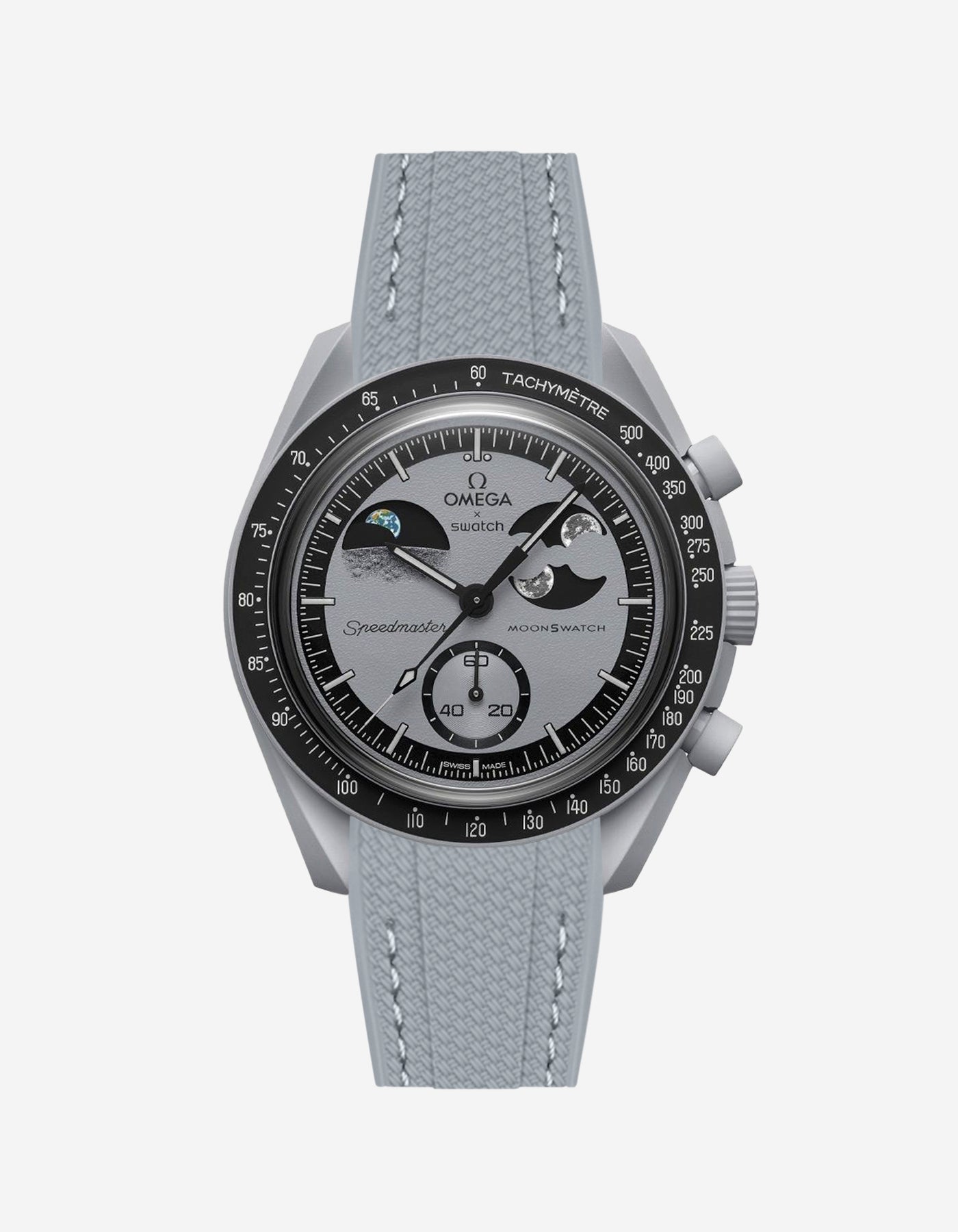 Rubber Strap for Omega X Swatch MoonSwatch Mission To EarthPhase