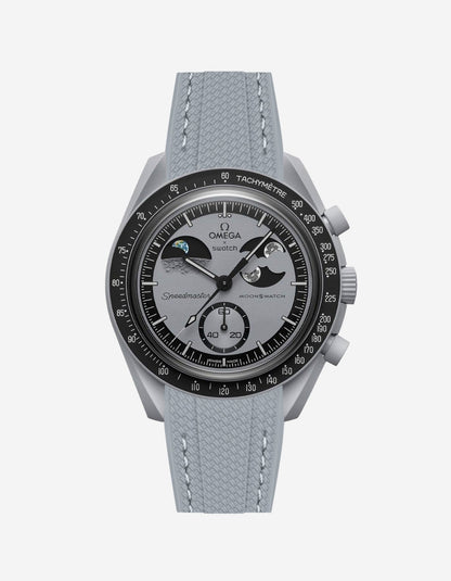 Rubber Strap for Omega X Swatch MoonSwatch Mission To EarthPhase