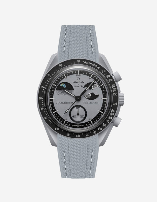 Rubber Strap for Omega X Swatch MoonSwatch Mission To EarthPhase