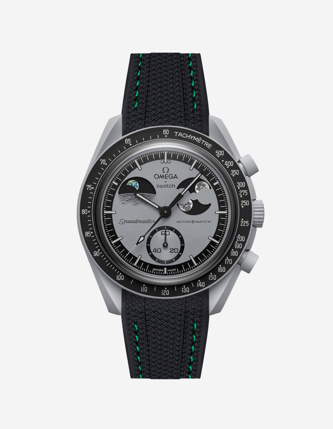 Rubber Strap for Omega X Swatch MoonSwatch Mission To EarthPhase